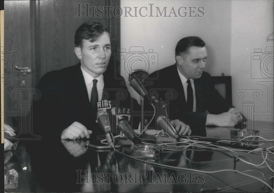 1963 Press Photo American Student Released From Soviet Imprisonment - Historic Images