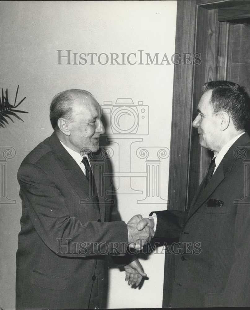 1979 Press Photo Andrei Gromiko ,Soviet and Janos Kadar - Historic Images