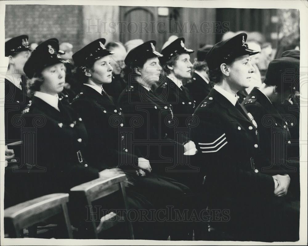 1957 Press Photo Requiem Mass at West Minister Cathedral for Police - Historic Images