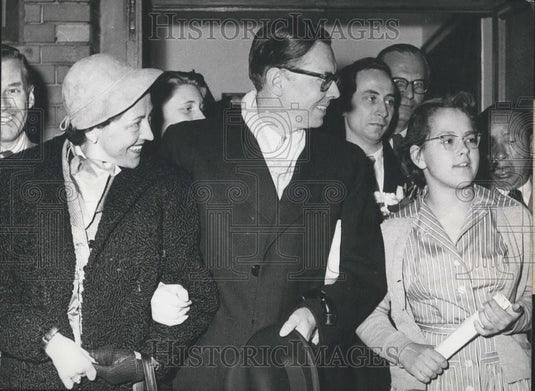 1955 Press Photo Baron Von Herwarth - Historic Images