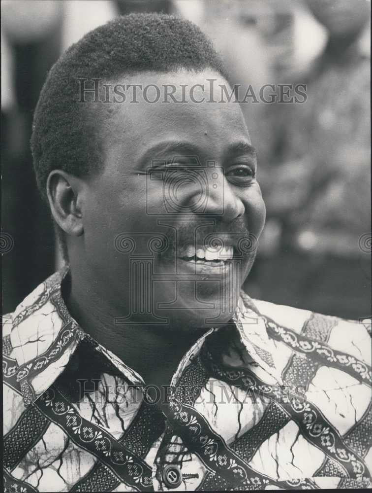 Press Photo Angola: Kabangu: Ng&#39;ola Kabangu, Minister of the Interior, FNLA. - Historic Images