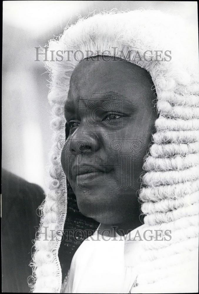 Press Photo F.M.G. Mati MP Speaker Kenya National Assembly Africa - Historic Images