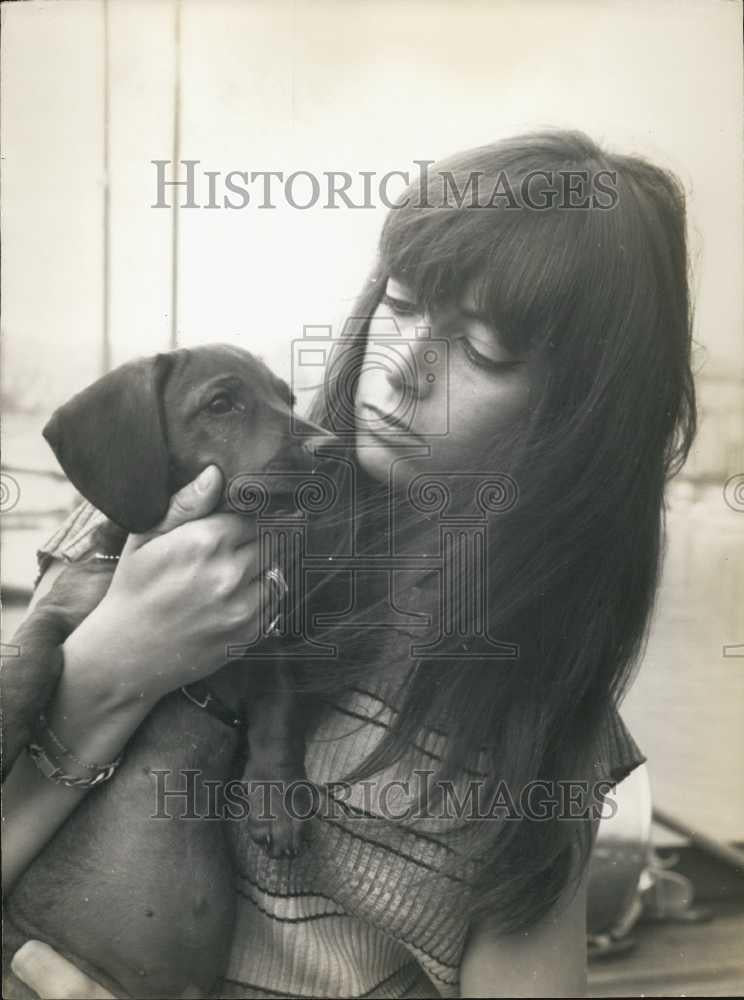 1966 Press Photo Miss Beatnik Singer Danielle Denin - Historic Images