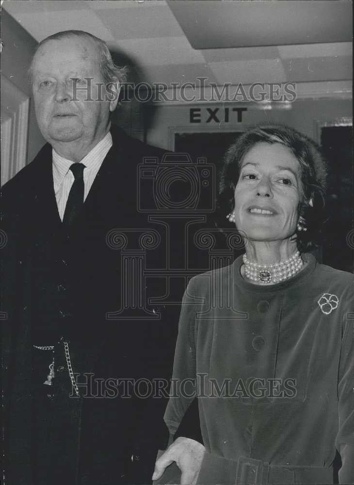 1972 Press Photo Duke of Marlborough and Mrs. Laura Canfield, - Historic Images