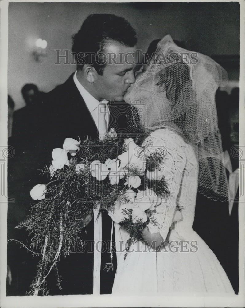 1962 Press Photo Jana Mullerova &amp; Miroslav Hanzlik Married - Historic Images