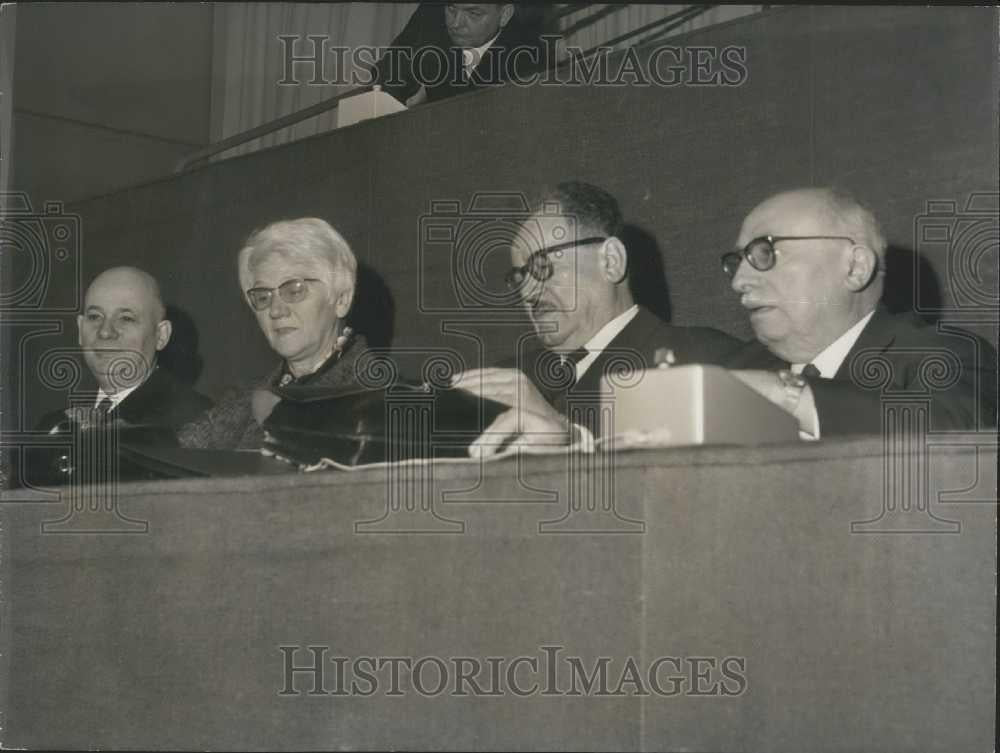 1966 Press Photo The four leaders of the French Communist Party - Historic Images