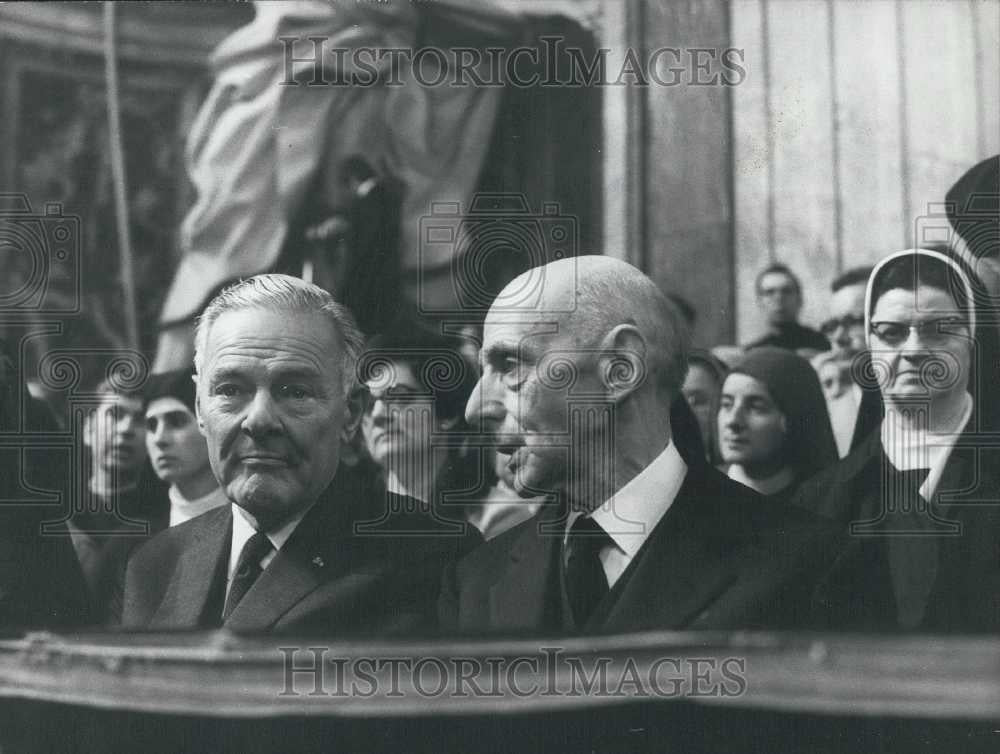 Press Photo Special Envoy of President Nixon to the Vatican - Historic Images