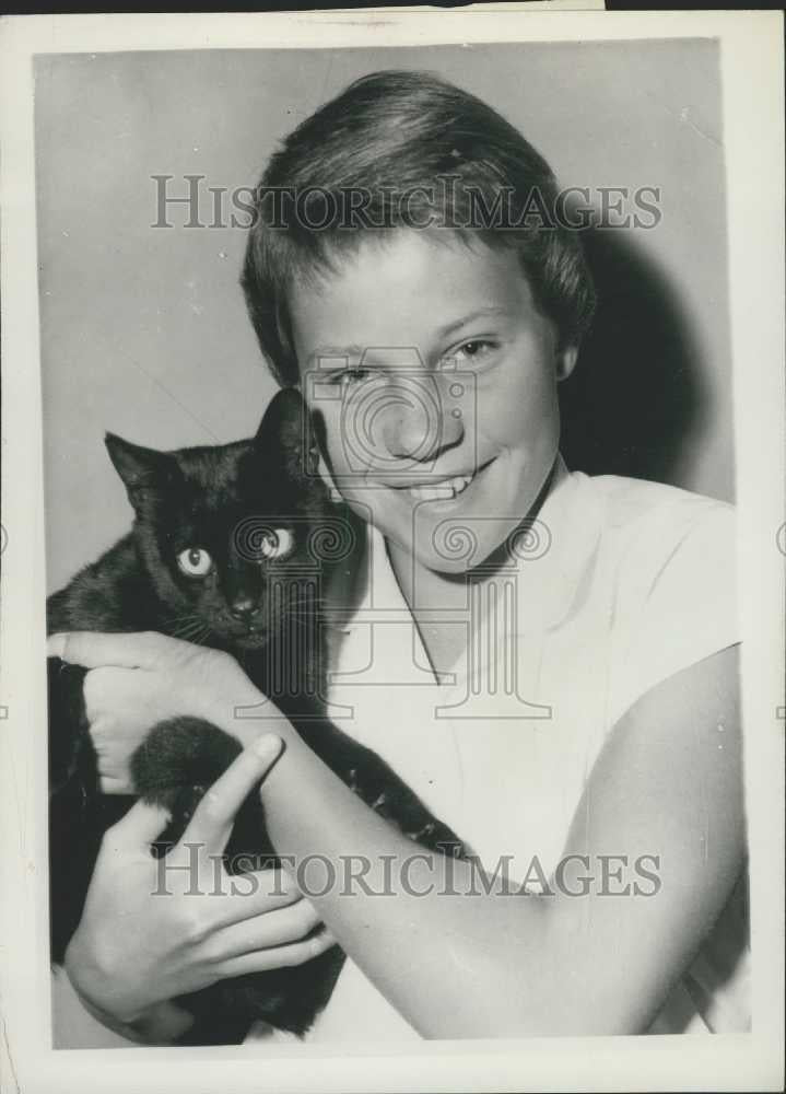 1958 Press Photo 13-Year Old Australian Girl Breaks Two World Swimming Records - Historic Images