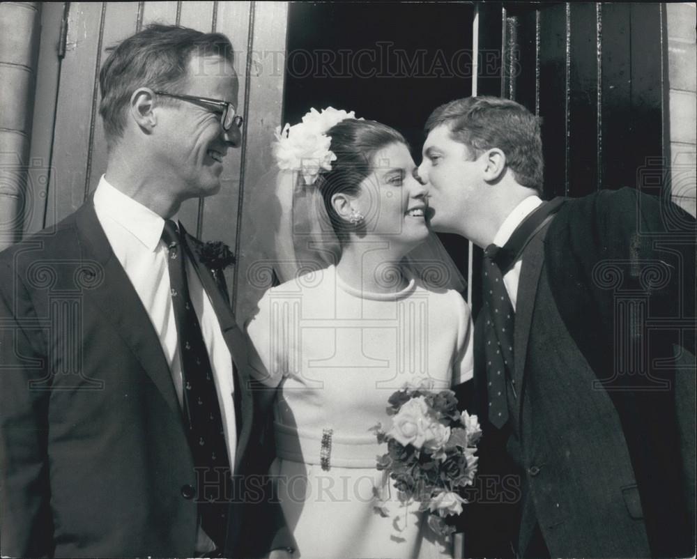 1969 Press Photo Philip James Roosevelt weds Philippa Buss - Historic Images
