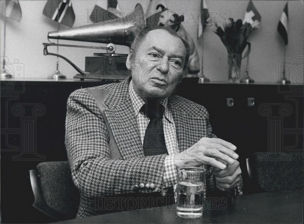 Press Photo Woody Herman ,Jazzorkester leadaren - Historic Images