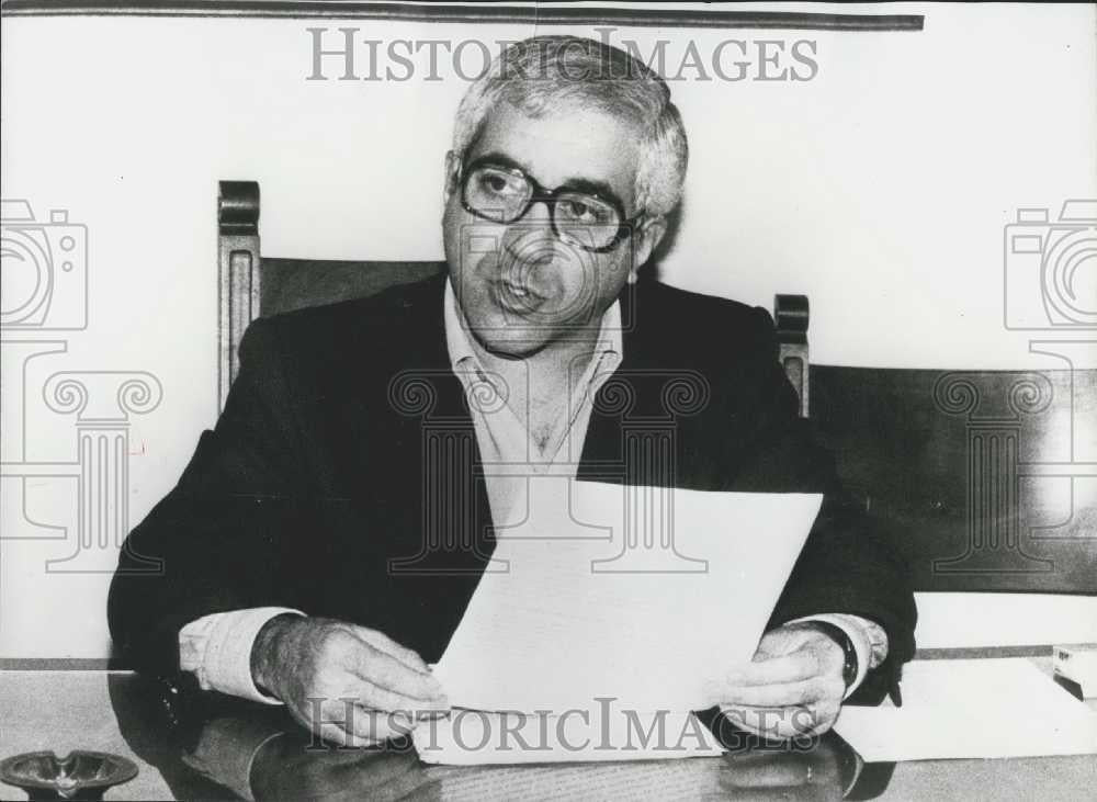 1980 Press Photo Otelo Saraiva De Carvalho Presidential Candidate In Portugal - Historic Images
