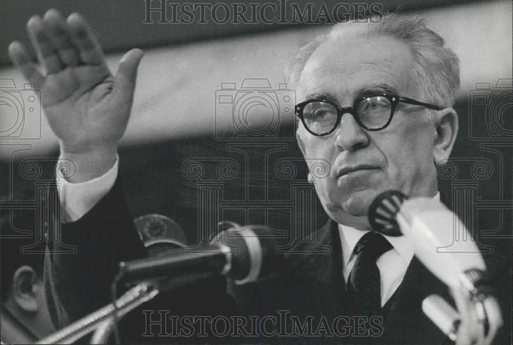 1966 Press Photo 11th Communist Party Conference Opens - Historic Images