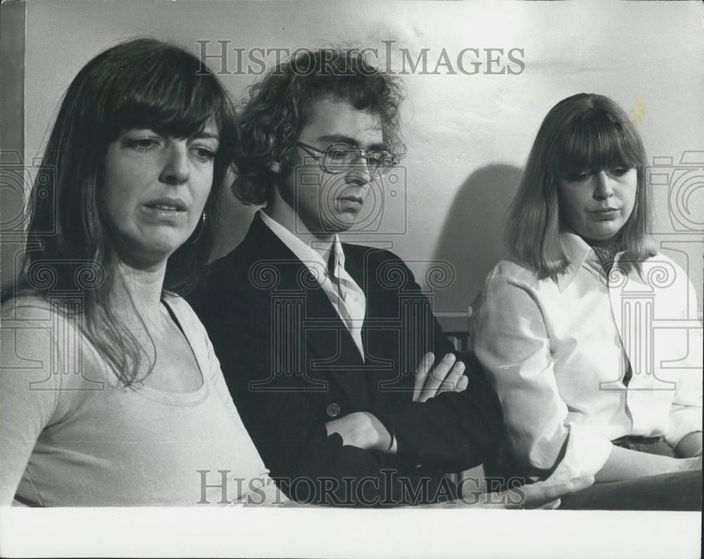 1978 Press Photo John Stonehouse Former MP Children Jane Matthew Julia - Historic Images