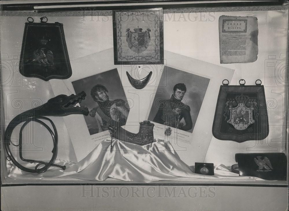 1954 Press Photo Napoleon Coronation Ceremony Artifacts - Historic Images