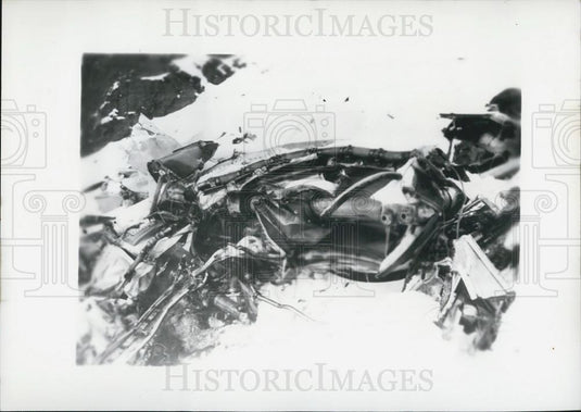 Press Photo Aircrash near Innsbruck - Historic Images
