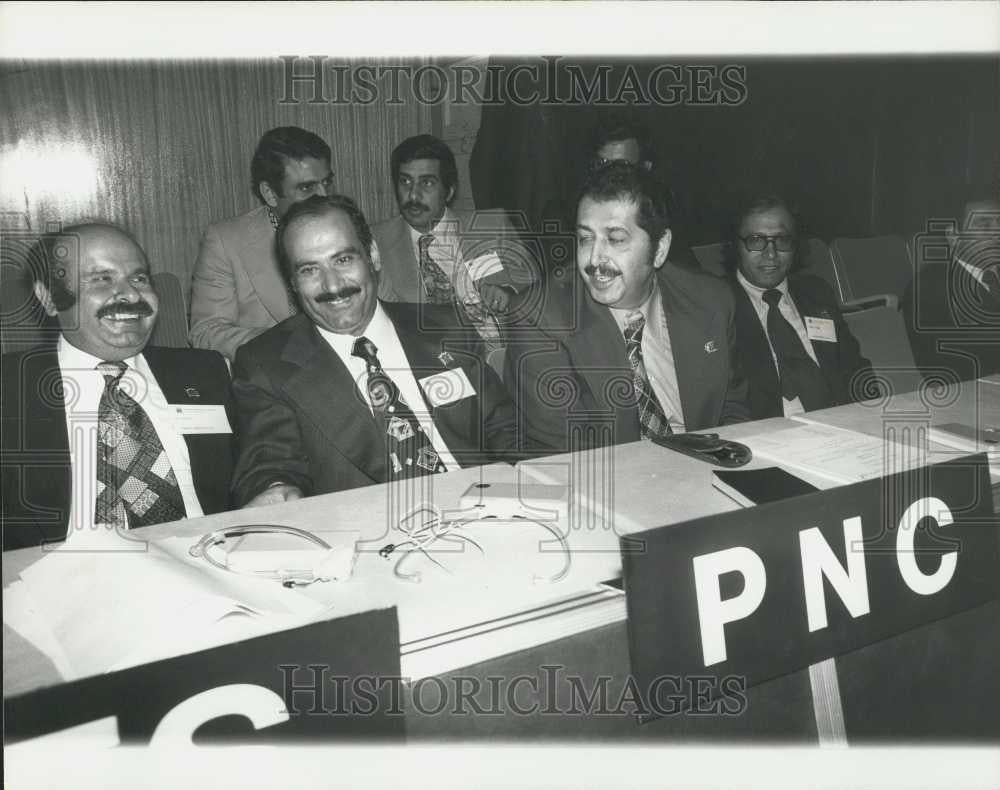 1975 Press Photo The delegation of the Palestine National Council - Historic Images