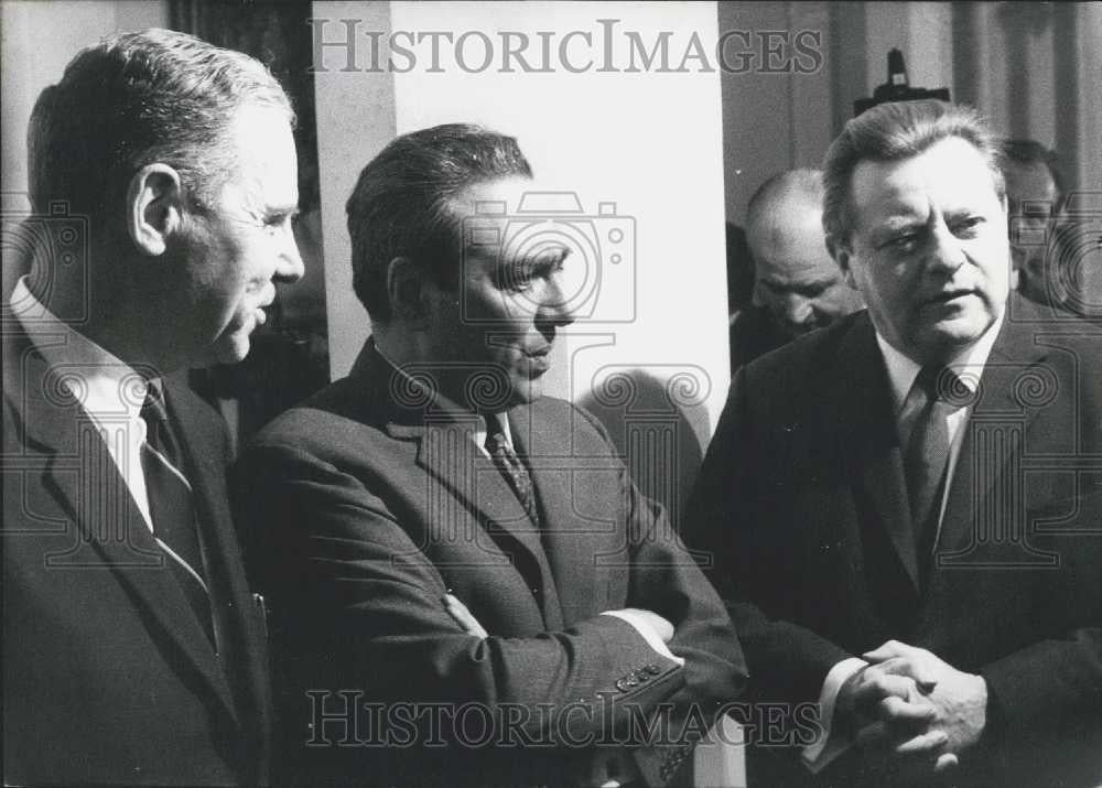 1969 Press Photo Conference of the Common Market Chancellors Exchequer - Historic Images