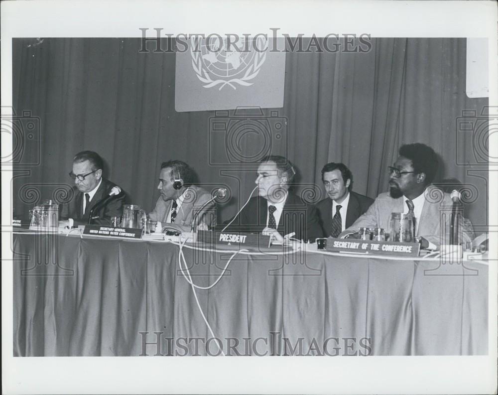 1977 Press Photo UN Water Conference Opens Mar Del Plata Gabriel Abdel - Historic Images