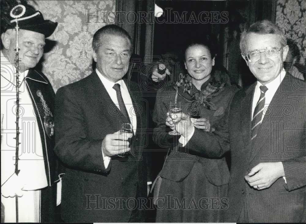 1989 Press Photo New Federal President of Switzerland Arnold Koller - Historic Images