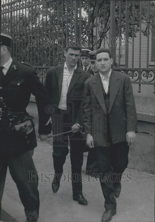 Press Photo Senator Benhabyles Assassination Suspects Madadi Guerrib Arrested - Historic Images