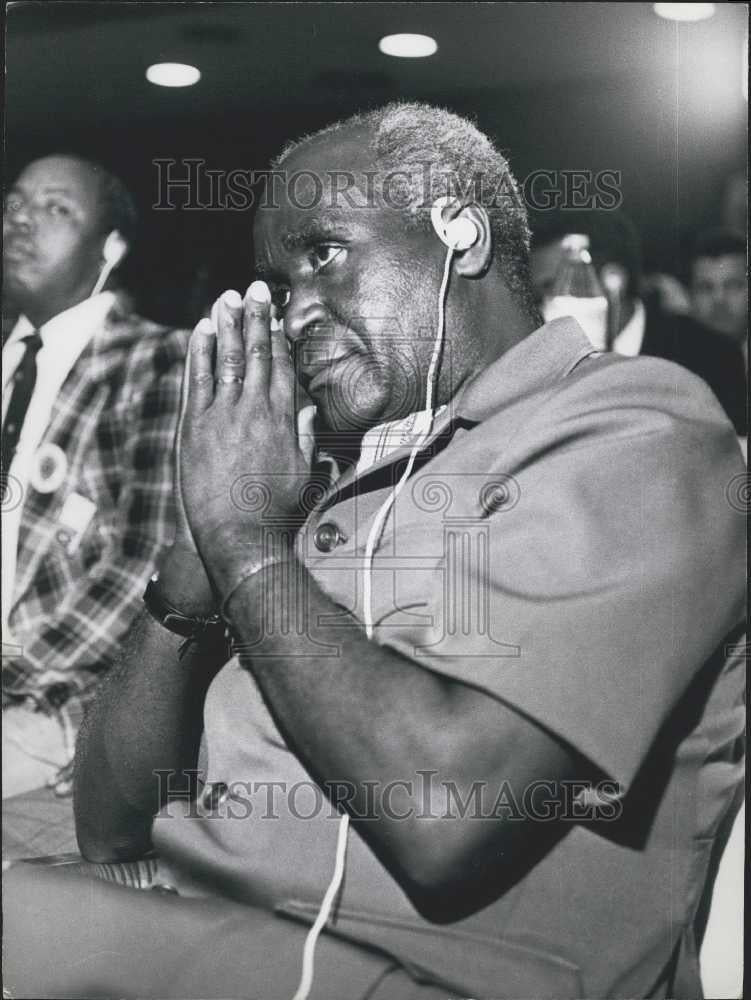 1964 Press Photo Kaunda Zambia - David Kenneth Kaunda, President of Zambia - Historic Images