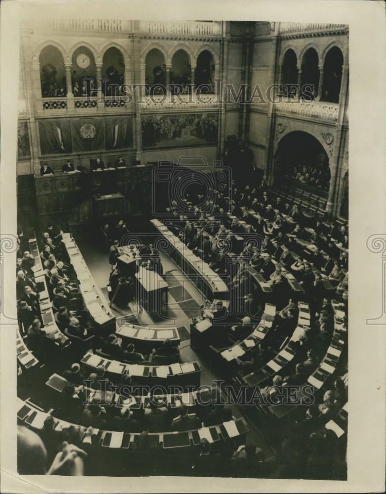 1955 Press Photo National Assembly, Hungary - Historic Images