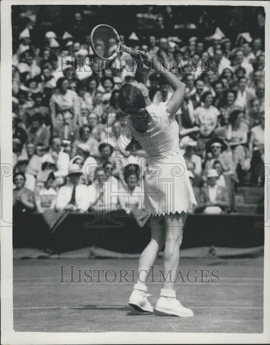 1953 Press Photo Wimbledon Fourth Day Zenden Germany - Historic Images