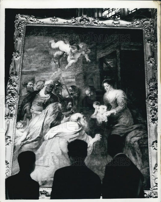 1961 Press Photo Ruben's "Adoration of the Maggi - Historic Images