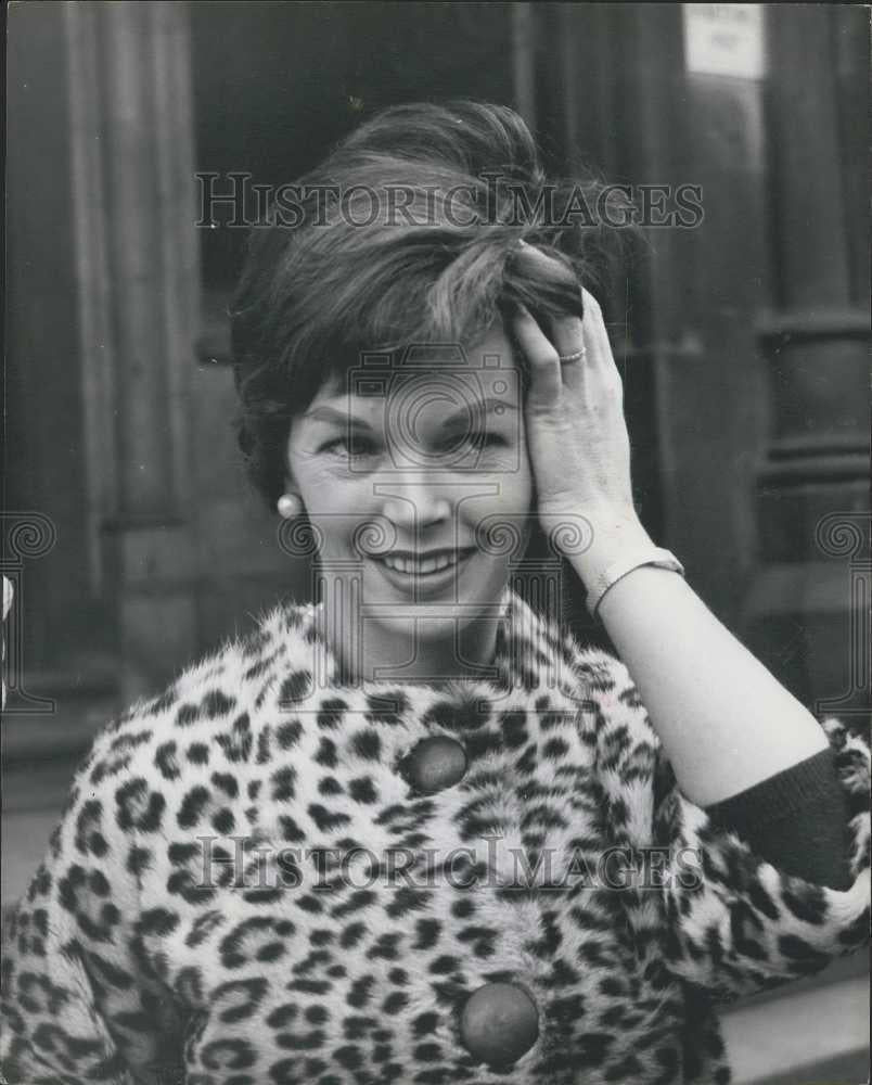 1963 Press Photo Dawn Addams English Actress Wife of Prince Vittorio Masimo - Historic Images