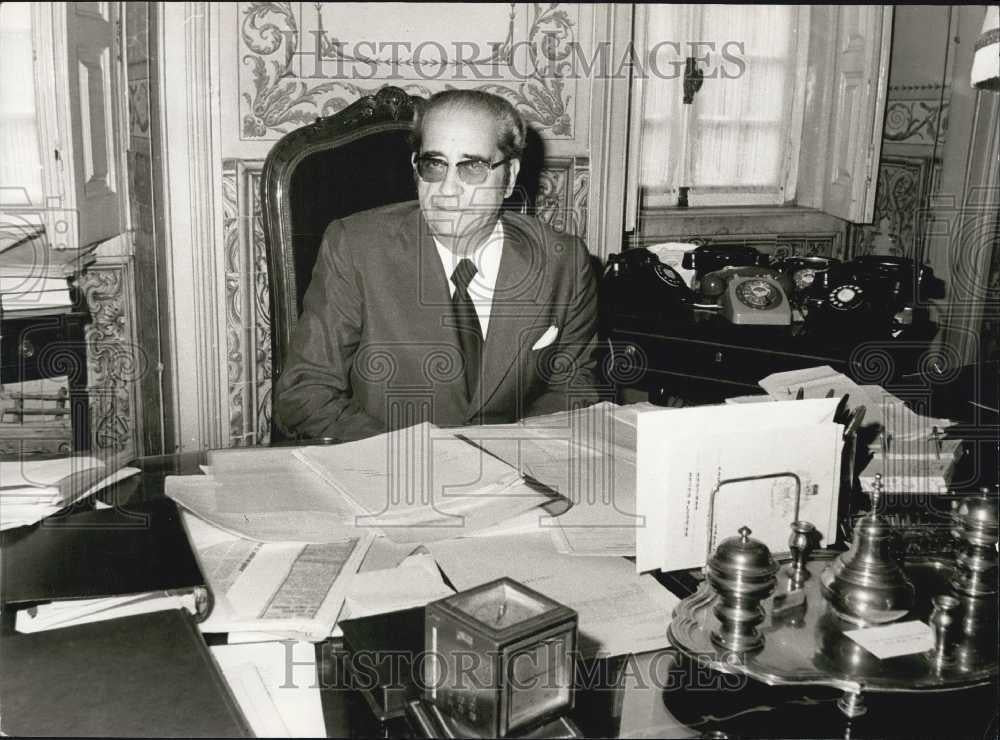1975 Press Photo General Francisco Da Costa Gomes President of Portugal - Historic Images