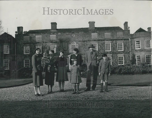 Press Photo Makins family Sir Roger British Ambassador United States Sherefield - Historic Images