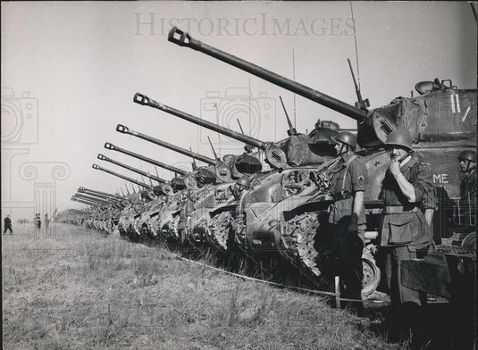 Press Photo Brittany French Army Manoeuvres 19th Infantry Division - Historic Images