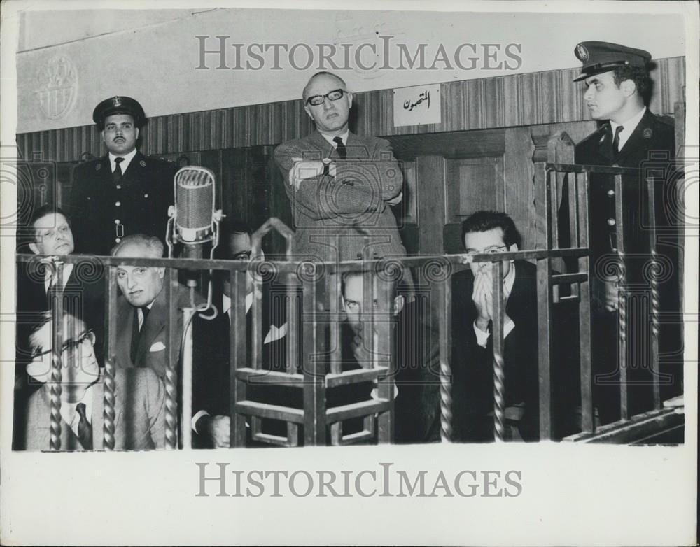 1962 Press Photo French Diplomats Charged with Espionage in Cairo - Historic Images