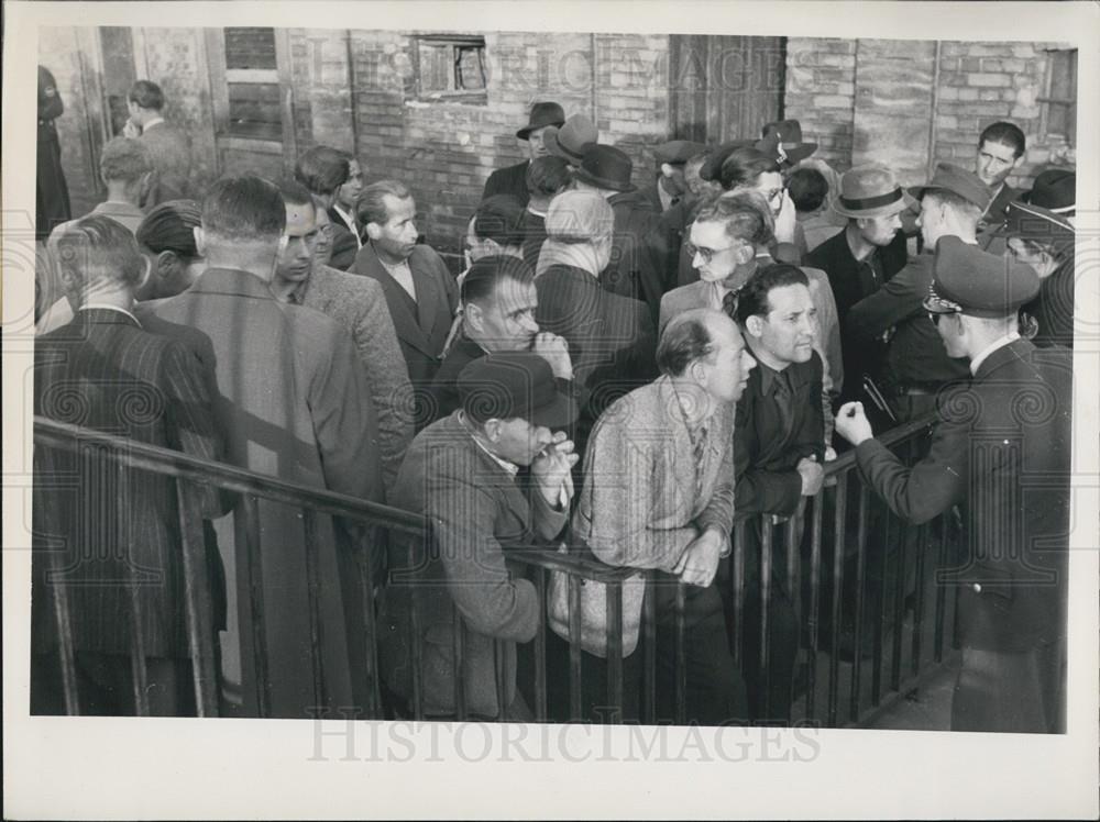 1953 Press Photo East German Agents Apprehended, Ludwigstadt - Historic Images