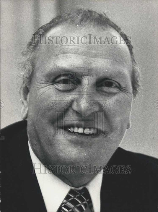 1977 Press Photo Willi Ritschard New President of Switzerland - Historic Images