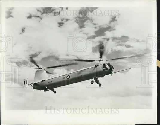 1959 Press Photo British Royal Air Force Gas Turbine Helicopter Bristol Type 192 - Historic Images