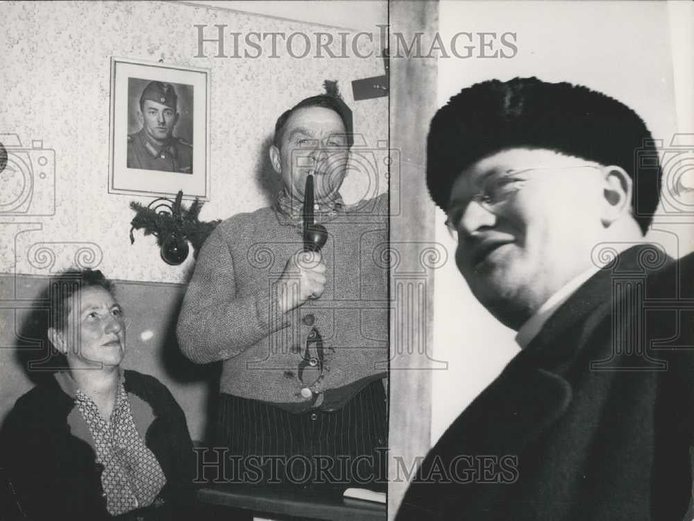 Press Photo priest Xaver Neun,Ludwig Stallhofer wed to Anna Waizhofer - Historic Images