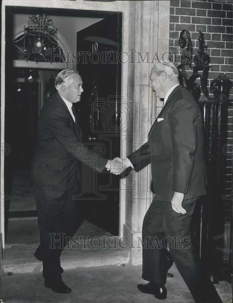 Press Photo West German Chancellor Kurt Georg Kiesinger in London - Historic Images