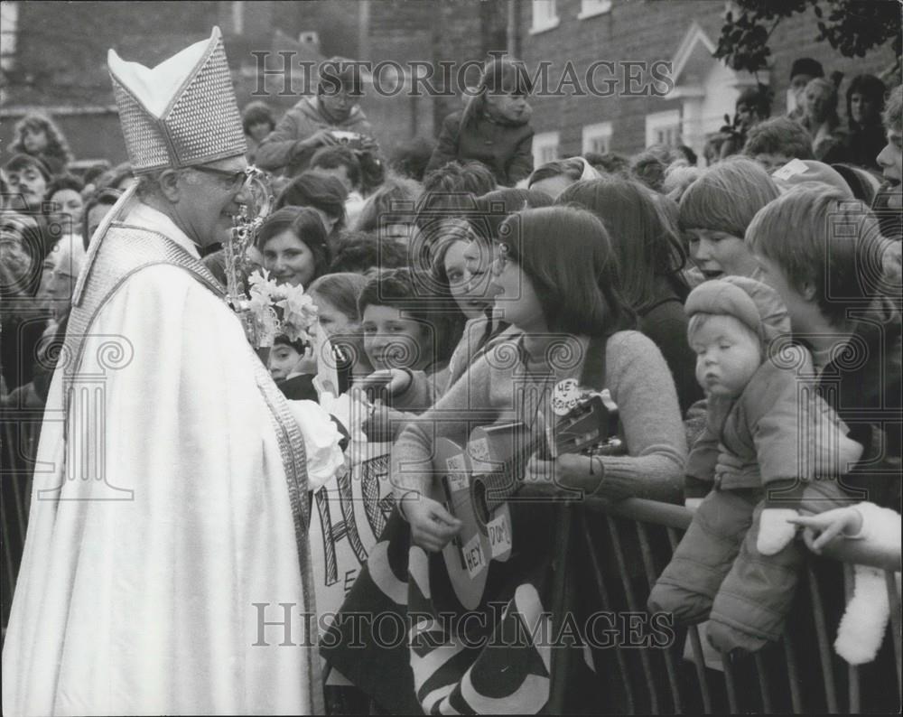 1980 Press Photo Enthronement Archbishop Canterbury Robert Runcie - Historic Images