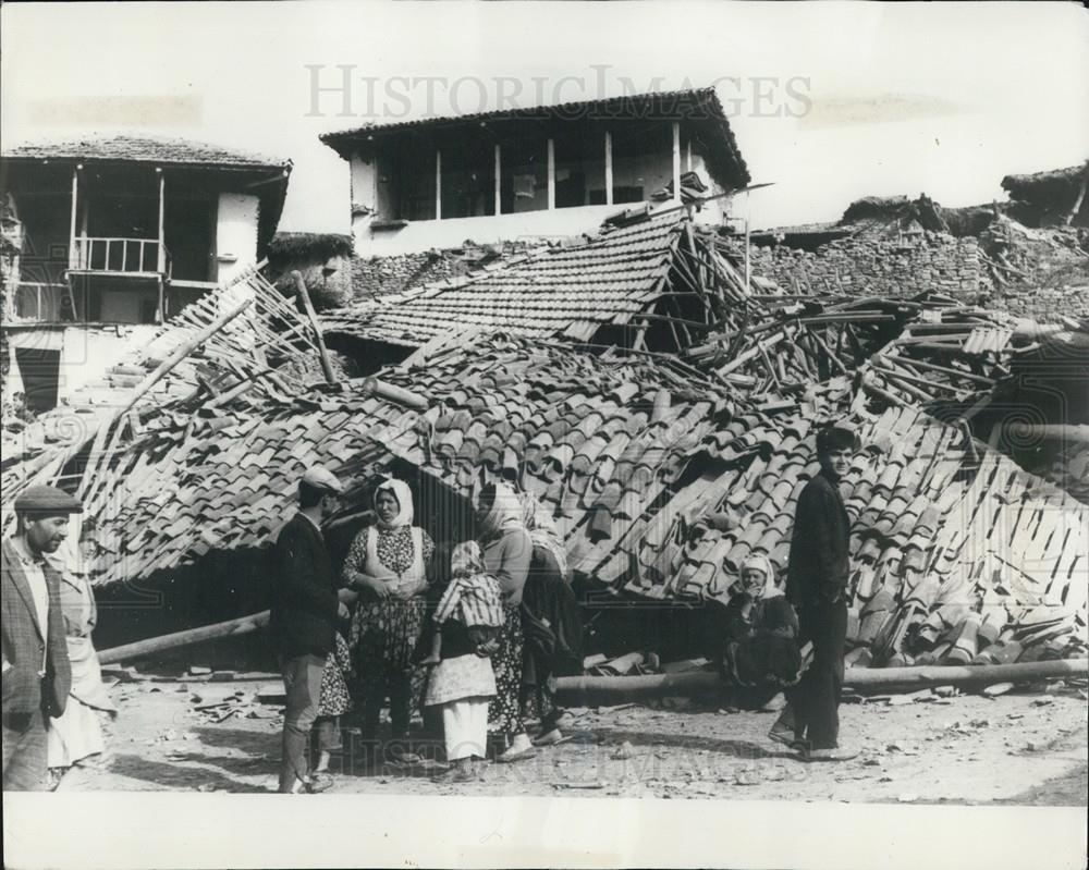 Press Photo Turkish earthquake damage - Historic Images