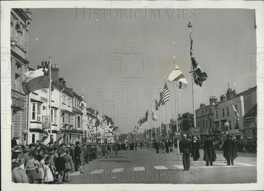 1957 Press Photo Stratford-On-Avon Ceremony Of William Shakespeare - Historic Images
