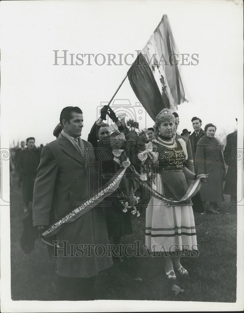 1906 Press Photo Hyde Park Help Hungary Meeting University Students - Historic Images