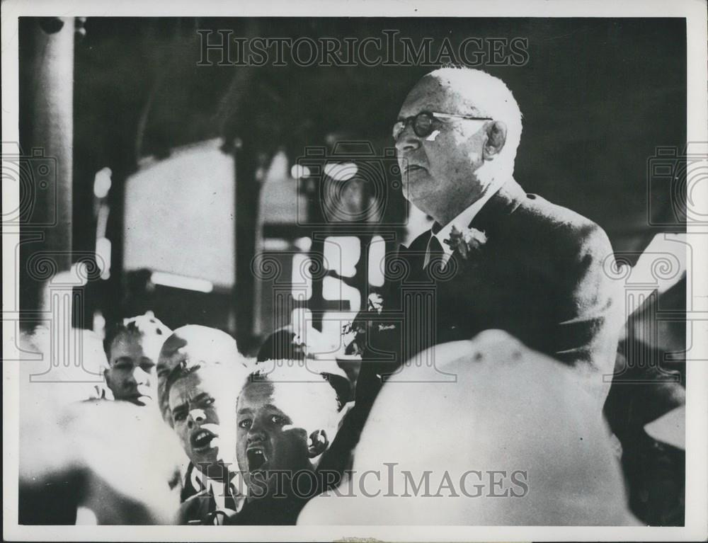 1948 Press Photo Dr. Daniel F. Malan South African Prime Minister Johannesburg - Historic Images