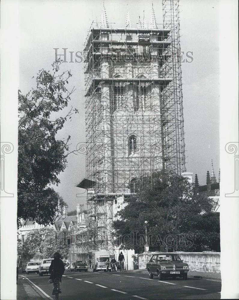 1975 Press Photo  Magdalen College tower, Oxford - Historic Images