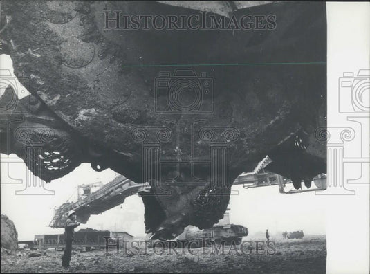 1978 Press Photo Excavators Produce Lignite Gagarin Thermal Power Statn-Hungary - Historic Images