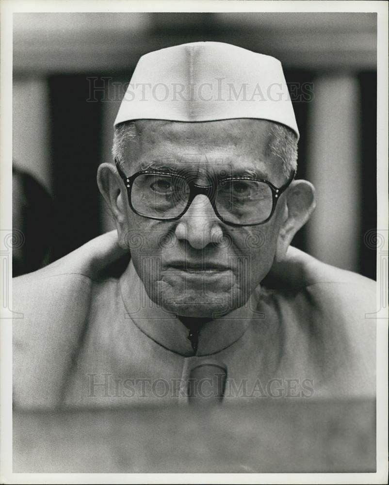 1978 Press Photo Morarji Desai, India Prime Minister - Historic Images