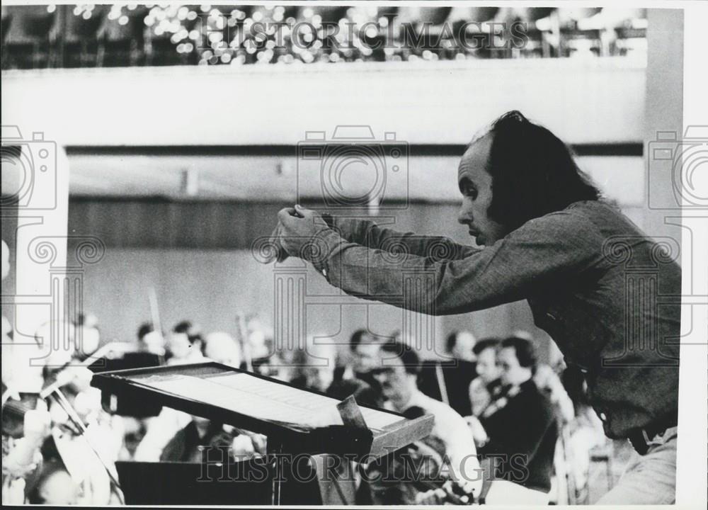 1978 Press Photo conductor Dennis Russell Davies, Saint Paul Chamber Orchestra - Historic Images