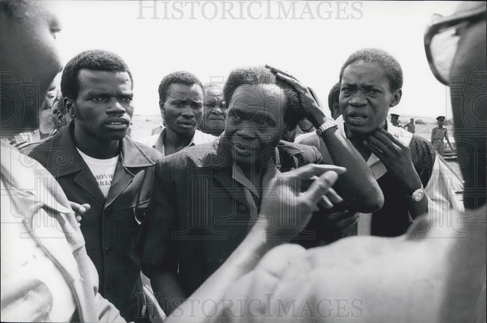 Press Photo Obote at an Election rally. - Historic Images