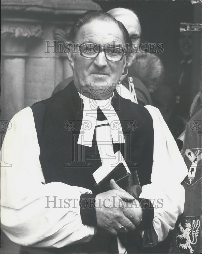 1975 Press Photo  Bishop of Bristol Ernest John Tinsley after Consecration - Historic Images