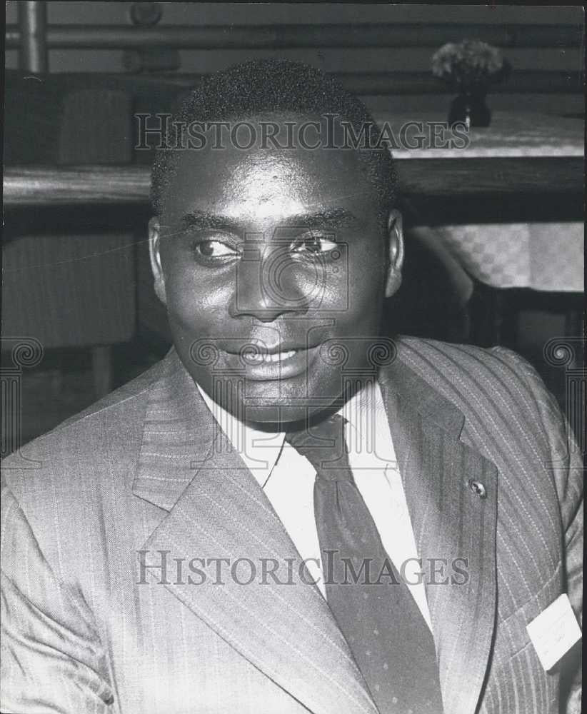 Press Photo Congo Secretary General Supreme Council For Sport Jean Claude Gang - Historic Images